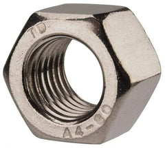 Value Collection - M16x2.00 Metric Coarse Stainless Steel Right Hand Heavy Hex Nut - 24mm Across Flats, 16mm High, Uncoated - A1 Tooling