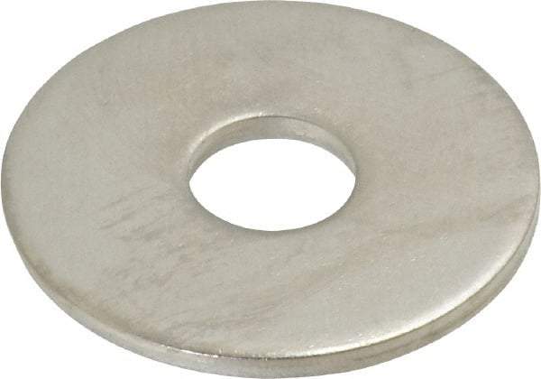 Value Collection - M12 Screw, Grade 18-8 Stainless Steel Fender Flat Washer - 13mm ID x 40mm OD, 2.5mm Thick, Plain Finish - A1 Tooling