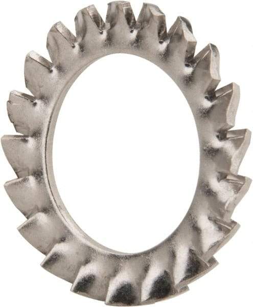 Value Collection - M22 Screw, 23mm ID, Stainless Steel External Tooth Lock Washer - 36mm OD, Uncoated, Grade 18-8 & Austenitic A2 - A1 Tooling