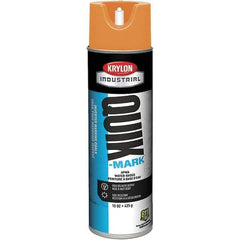 Krylon - 20 fl oz Orange Marking Paint - 664' Coverage at 1" Wide, Water-Based Formula - A1 Tooling