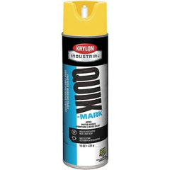 Krylon - 20 fl oz Yellow Marking Paint - 600' Coverage at 1" Wide, Water-Based Formula - A1 Tooling