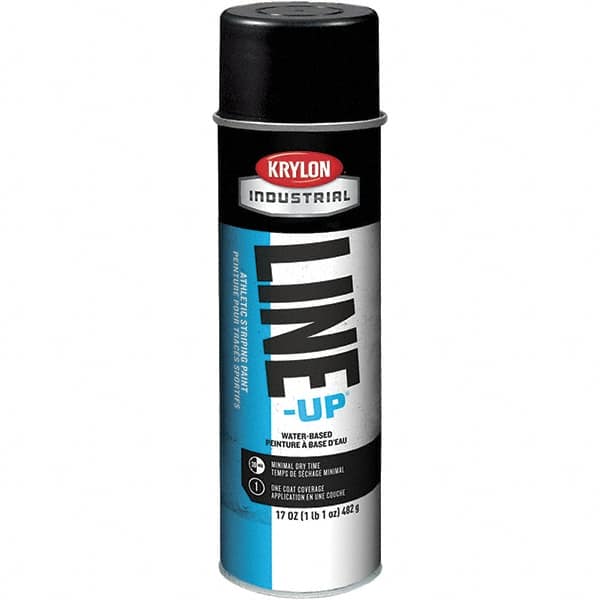 Krylon - 20 fl oz Black Field Marking Paint - 602' Coverage at 2" Wide, Water-Based Formula - A1 Tooling