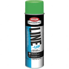 Krylon - 20 fl oz Green Field Marking Paint - 602' Coverage at 2" Wide, Water-Based Formula - A1 Tooling