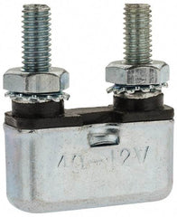 Value Collection - 40 Amp Automotive Heavy Duty Stud Terminal Circuit Breaker - 1.091" Long x 0.402" Wide 0.63" High - A1 Tooling