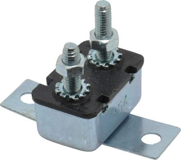 Value Collection - 25 Amp Automotive Heavy Duty Stud Terminal Circuit Breaker - Crosswise Bracket Mount, 1.259" Long x 0.838" Wide 0.652" High - A1 Tooling