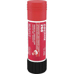 Loctite - 19 g Stick, Red, High Strength Semisolid Threadlocker - Series 268, 72 hr Full Cure Time, Hand Tool, Heat Removal - A1 Tooling