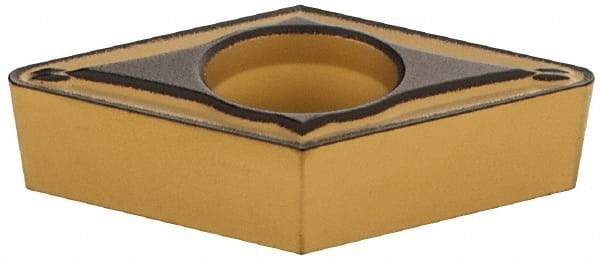 Sumitomo - DCMT32.52 ESU Grade AC700G Carbide Turning Insert - TiC Finish, 55° Diamond, 3/8" Inscr Circle, 5/32" Thick, 1/32" Corner Radius - A1 Tooling