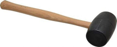 Garland - 1-3/16 Lb Head Rubber Mallet - 15-3/4" OAL, 13-1/2" Long Wood Handle - A1 Tooling