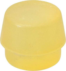 Garland - 1-1/4" Face Diam, Grade Soft, Natural Soft Face Hammer Tip - Urethane - A1 Tooling