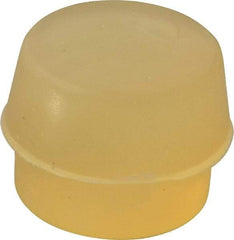 Garland - 1-1/2" Face Diam, Grade Soft, Natural Soft Face Hammer Tip - Urethane - A1 Tooling