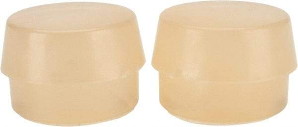 Garland - 1-3/4" Face Diam, Grade Soft, Natural Soft Face Hammer Tip - Urethane - A1 Tooling