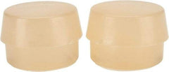 Garland - 1-3/4" Face Diam, Grade Soft, Natural Soft Face Hammer Tip - Urethane - A1 Tooling