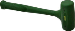 Garland - 16 oz Head 1-1/2" Face Diam Polyurethane Dead Blow Hammer - 10" OAL, Polyurethane Handle - A1 Tooling