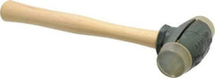 Garland - 2 Lb Head 1-1/2" Face Urethane Split Head Hammer - Wood Handle - A1 Tooling