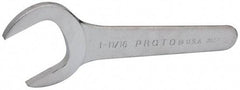 Proto - 1-11/16" Standard Service Open End Wrench - 7-5/8" OAL, Single End, Satin Finish, 30° Head Angle - A1 Tooling