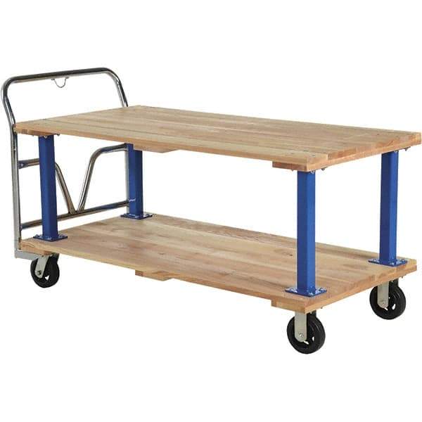 Vestil - 1,600 Lb Capacity Hardwood Platform Truck - Hardwood Deck, 30" OAW - A1 Tooling