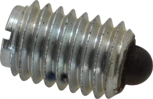 Gibraltar - 1/2-13, 3/4" Thread Length, 0.151" Plunger Projection, Steel Threaded Spring Plunger - 1/4" Max Plunger Diam, 0.75" Plunger Length, 5 Lb Init End Force, 28.5 Lb Final End Force - A1 Tooling