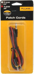 Fluke - Black/Red Electrical Test Equipment Patch Cord Set - Use with Test Equipment - A1 Tooling