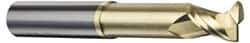 Accupro - 1/8", 2 Flute, Single End, Solid Carbide, 0.03" Corner Radius End Mill - 1-1/2" OAL, 45° Helix, Right Hand Flute, 1/4" LOC, Right Hand Cut, 1/2" Extended Reach - A1 Tooling