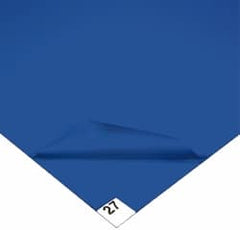 Wearwell - 3' Long x 2' Wide x 1/8" Thick, Dry Environment, Smooth Pattern Clean Room Matting - Tacky Sheets, Blue, 30 Layers per Mat, Series 095 - A1 Tooling