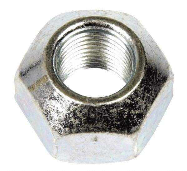 Dorman - 9/16-18 Zinc Finish Open Wheel Nut - 1" Hex, 21/32" OAL, 90° Seat Angle - A1 Tooling