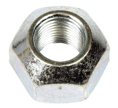 Dorman - 9/16-18 Zinc Finish Open Wheel Nut - 1" Hex, 21/32" OAL, 90° Seat Angle - A1 Tooling