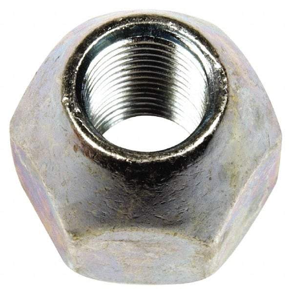 Dorman - 9/16-18 Black Oil Quench Finish Open Wheel Nut - 1-1/16" Hex, 31/32" OAL, 60° Seat Angle - A1 Tooling