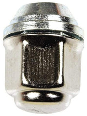 Dorman - M12-1.5 Stainless Finish Capped Wheel Nut - 19mm Hex, 29.5mm OAL, 60° Seat Angle - A1 Tooling