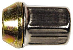 Dorman - M12-1.5 Stainless Finish Capped Wheel Nut - 19mm Hex, 32mm OAL, 60° Seat Angle - A1 Tooling