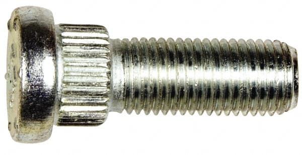 Dorman - 7/16-20 Serrated Bolt Wheel Stud - 0.575" Knurl, 1-3/8" OAL, 5/16" Shoulder Length - A1 Tooling