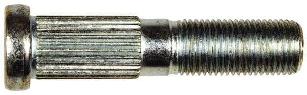 Dorman - 1/2-20 Serrated Bolt Wheel Stud - 0.56" Knurl, 2-3/8" OAL, 15/16" Shoulder Length - A1 Tooling