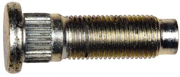 Dorman - 1/2-20 Serrated Bolt Wheel Stud - 0.545" Knurl, 1-3/4" OAL, 7/16" Shoulder Length - A1 Tooling