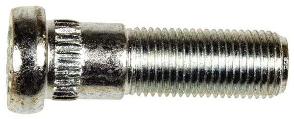 Dorman - 1/2-20 Serrated Bolt Wheel Stud - 0.568" Knurl, 1-11/16" OAL, 5/8" Shoulder Length - A1 Tooling