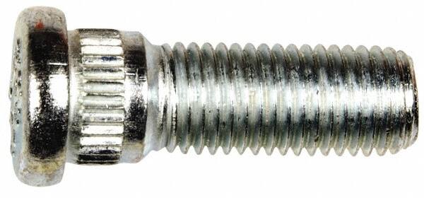 Dorman - M12-1.5 Serrated Bolt Wheel Stud - 14.22mm Knurl, 37mm OAL, 8mm Shoulder Length - A1 Tooling