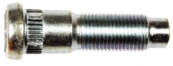 Dorman - 1/2-20 Serrated Bolt Wheel Stud - 0.589" Knurl, 1-15/16" OAL, 5/8" Shoulder Length - A1 Tooling