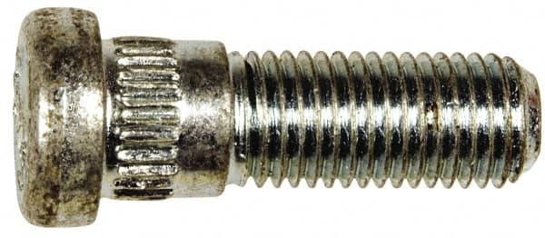 Dorman - M12-1.5 Serrated Bolt Wheel Stud - 14.1mm Knurl, 38.5mm OAL, 11.5mm Shoulder Length - A1 Tooling