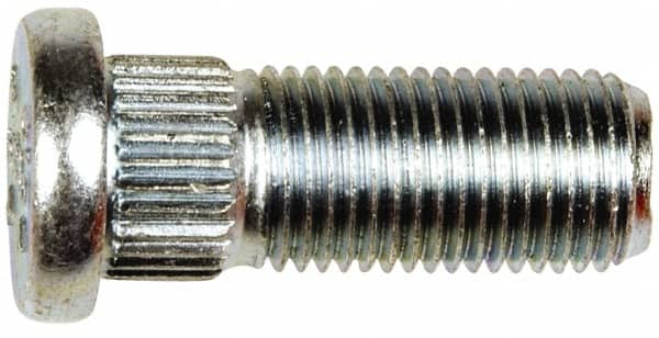 Dorman - M12-1.25 Serrated Bolt Wheel Stud - 12.83mm Knurl, 32.5mm OAL, 7mm Shoulder Length - A1 Tooling