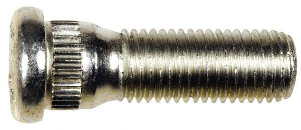 Dorman - M12-1.5 Serrated Bolt Wheel Stud - 14.2mm Knurl, 40mm OAL, 8mm Shoulder Length - A1 Tooling