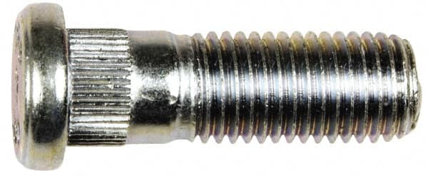 Dorman - M12-1.5 Serrated Bolt Wheel Stud - 12.22mm Knurl, 36mm OAL, 9mm Shoulder Length - A1 Tooling