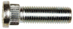 Dorman - M12-1.5 Serrated Bolt Wheel Stud - 14.3mm Knurl, 41.5mm OAL, 6.5mm Shoulder Length - A1 Tooling