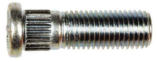 Dorman - M12-1.5 Serrated Bolt Wheel Stud - 12.5mm Knurl, 39.5mm OAL, 11.5mm Shoulder Length - A1 Tooling