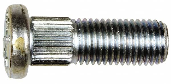 Dorman - M10-1.25 Serrated Bolt Wheel Stud - 10.24mm Knurl, 29mm OAL, 9mm Shoulder Length - A1 Tooling