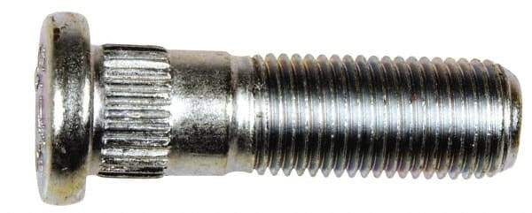 Dorman - M12-1.25 Serrated Bolt Wheel Stud - 12.83mm Knurl, 41.5mm OAL, 14mm Shoulder Length - A1 Tooling