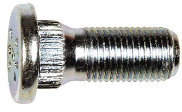 Dorman - M12-1.25 Serrated Bolt Wheel Stud - 14.27mm Knurl, 30.5mm OAL, 6mm Shoulder Length - A1 Tooling