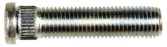 Dorman - M12-1.5 Serrated Bolt Wheel Stud - 12.8mm Knurl, 54mm OAL, 8mm Shoulder Length - A1 Tooling