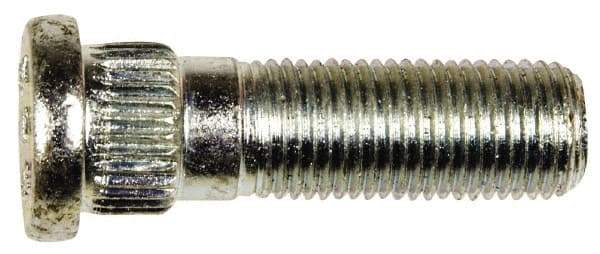 Dorman - M12-1.25 Serrated Bolt Wheel Stud - 14.35mm Knurl, 42mm OAL, 13.5mm Shoulder Length - A1 Tooling