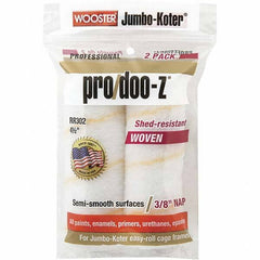 Wooster Brush - 3/8" Nap, 4-1/2" Wide Paint General Purpose Roller Cover - Smooth Texture, Fabric - A1 Tooling