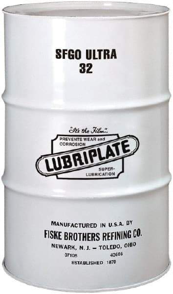 Lubriplate - 55 Gal Drum, ISO 32, SAE 10, Air Compressor Oil - -8°F to 375°, 160 Viscosity (SUS) at 100°F, 46 Viscosity (SUS) at 210°F - A1 Tooling