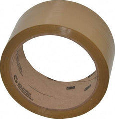 3M - 2" x 55 Yd Natural (Color) Rubber Adhesive Sealing Tape - Polypropylene Film Backing, 1.9 mil Thick, 44 Lb Tensile Strength, Series 371 - A1 Tooling