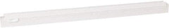 Vikan - 24" Rubber Blade Squeegee Refill - Double Edge, White, Plastic Holder - A1 Tooling